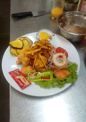 Foto principal de Chicharrón de corvina a la  Danielita