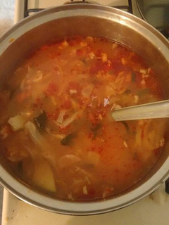 Una foto de Sopa de verduras