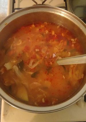 Una foto de Sopa de verduras