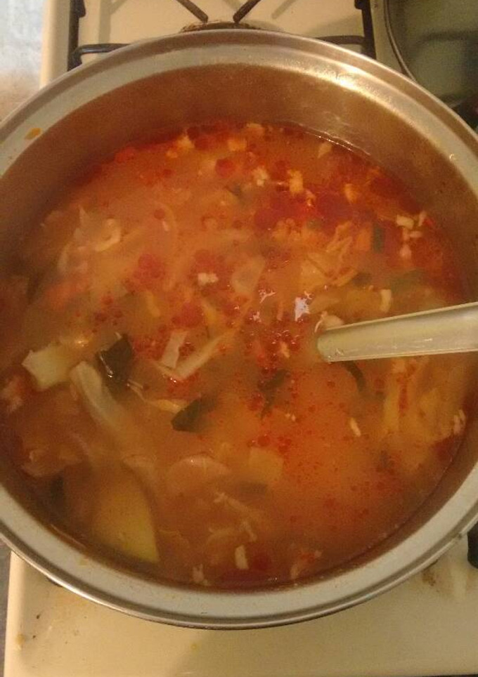 Una foto de Sopa de verduras