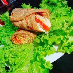 A picture of Tikka Paratha Roll.