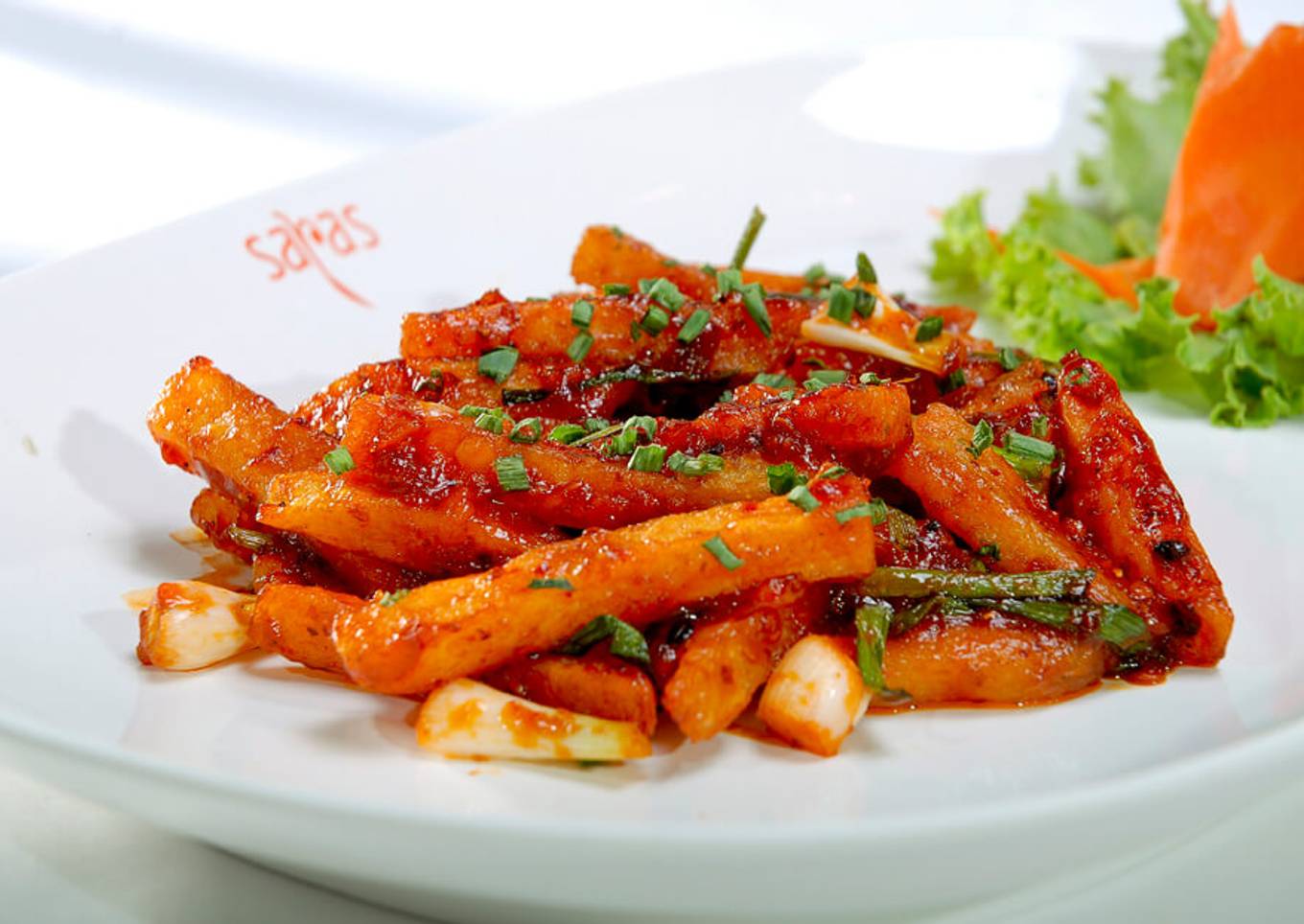 Potatoes with honey and pepper