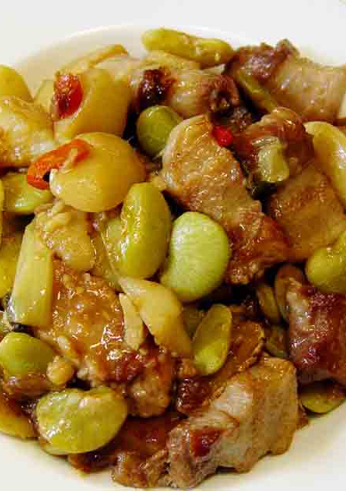 【厚生廚房】皇帝豆燒肉 的食譜成品照片
