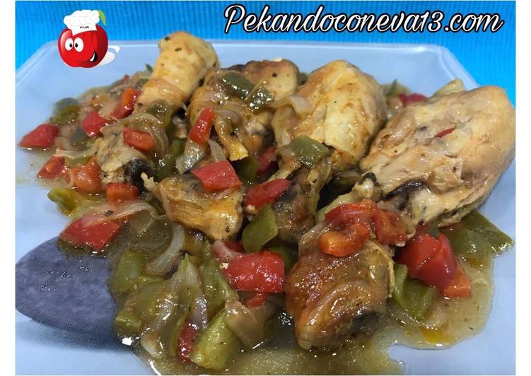 Pollo al chilindrón en Crock Pot