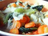 Tri-C (Cabbage, Carrot, Caisim) Soup a la Bunbun Ninskie