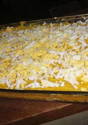 Una foto de Pastel de calabaza y pollo