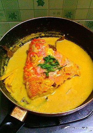 Foto resep Gulai kepala kakap merah