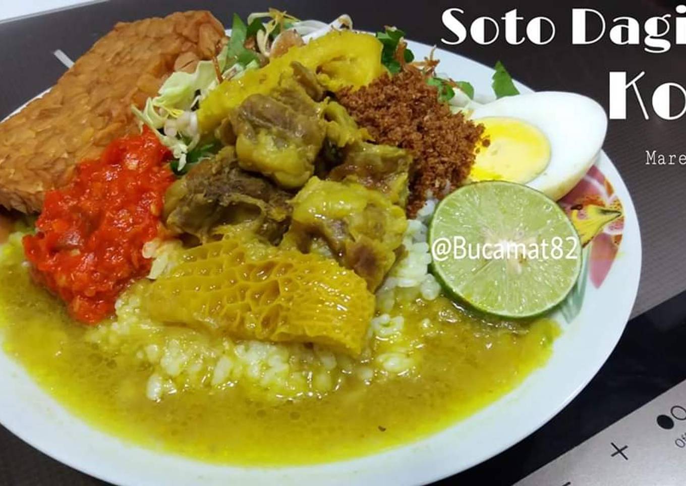 "soto daging ~ babat"