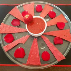 A picture of Strawberry salsa.