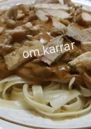 صورة لوصفة فوتشيني بطريقه مختلفه