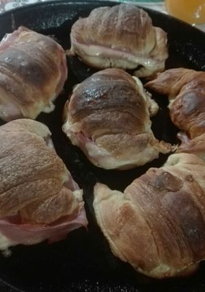 Una foto de Nubes de jamón y queso