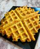 Waffles de arroz y avena