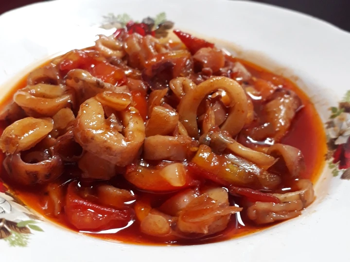 Langkah Gampang Menyiapkan Resep  Cumi Asin Pedas Manis yang Enak, Menggugah Selera