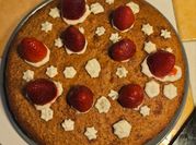 Une photo de ganache fraise