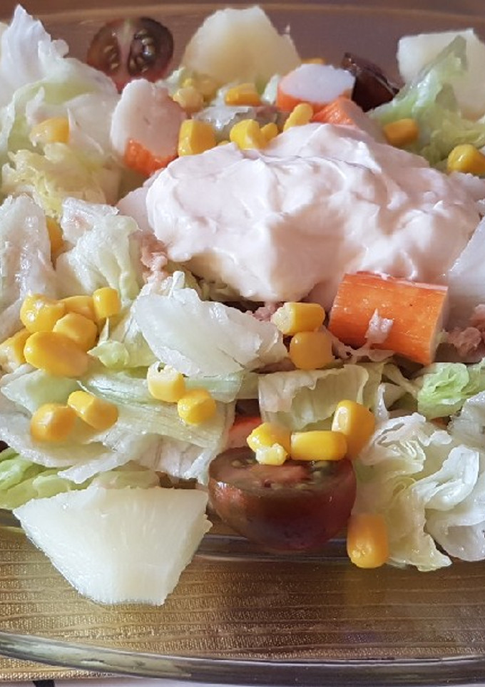 Una foto de Ensalada de bocas de mar y atún