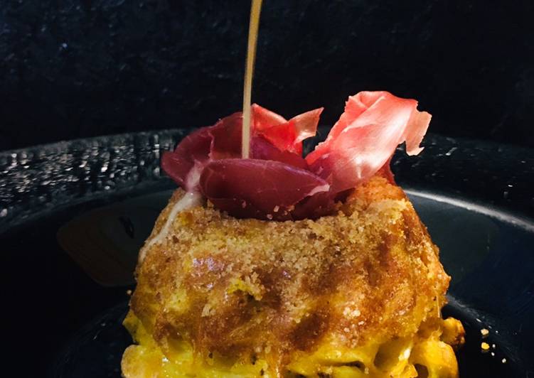 Tagliatella “fonduta” in crosta