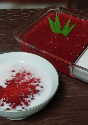 Foto resep #2 Bubur Sagu Mutiara Kuah Santan