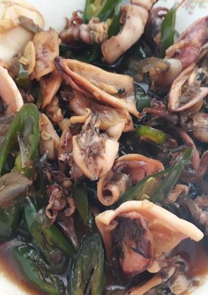 Foto resep Tumis cumi asin
