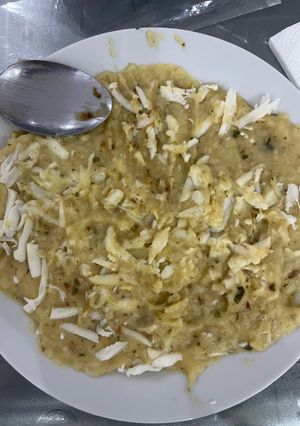 Una foto de Sopa de papa cremosa vegana
