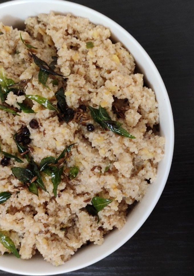 கோதுமை  ரவை மிளகு பொங்கல் (wheat rava pepper pongal) செய்முறை முக்கிய புகைப்படம்