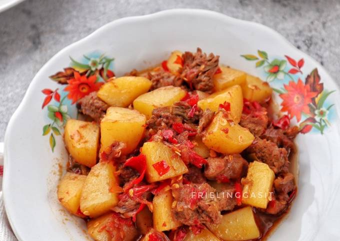 Daging Kentang Balado