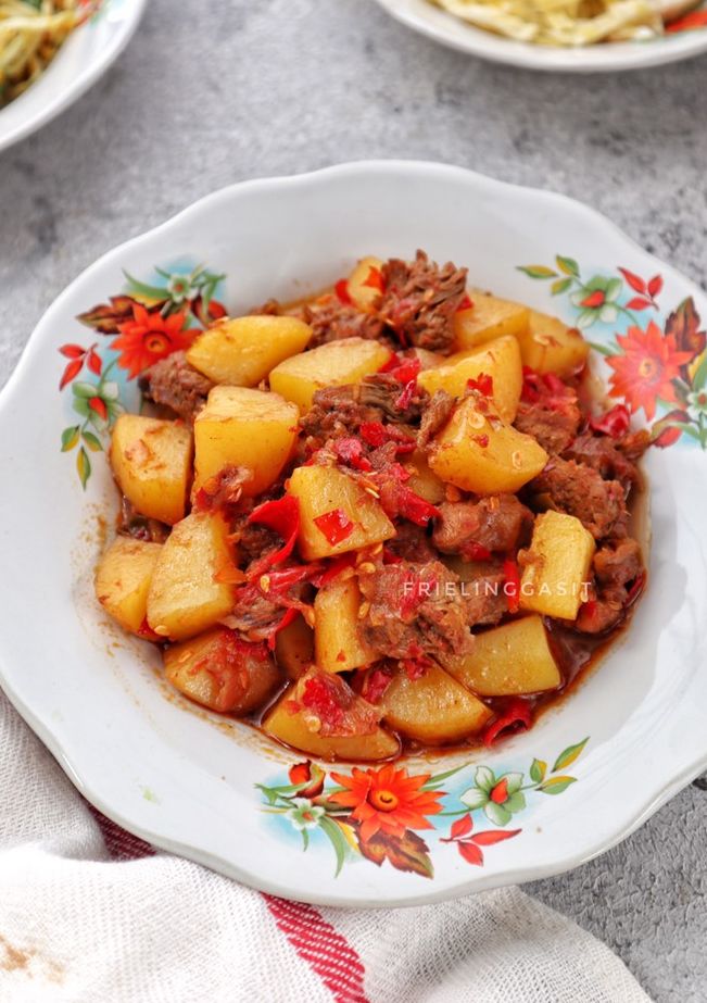 Foto resep Daging Kentang Balado
