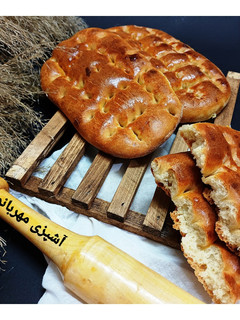 عکسی از دستور نان عربی رمضان