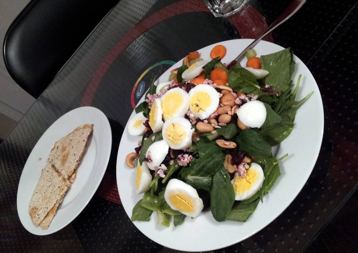 Egg salad and crispy tortilla Recipe by C.L. Cookpad