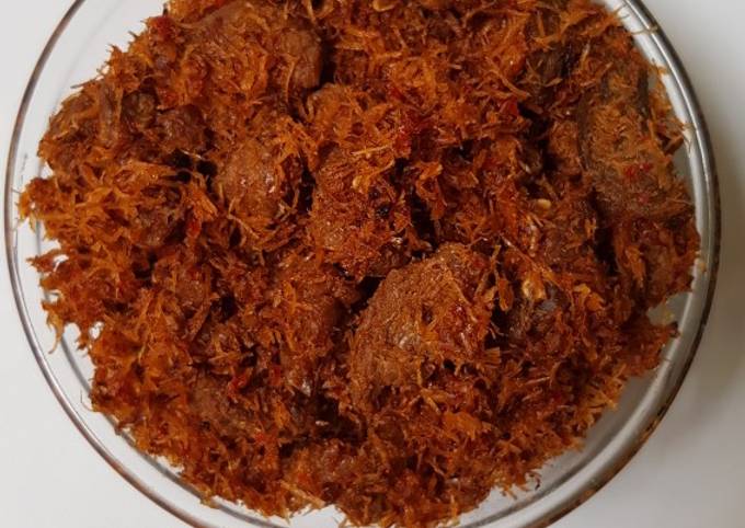 Ternyata begini lho! Resep enak memasak Serundeng Daging Bebas Minyak dijamin lezat