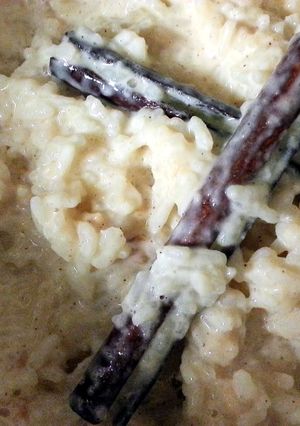 A picture of aroz con leche.
