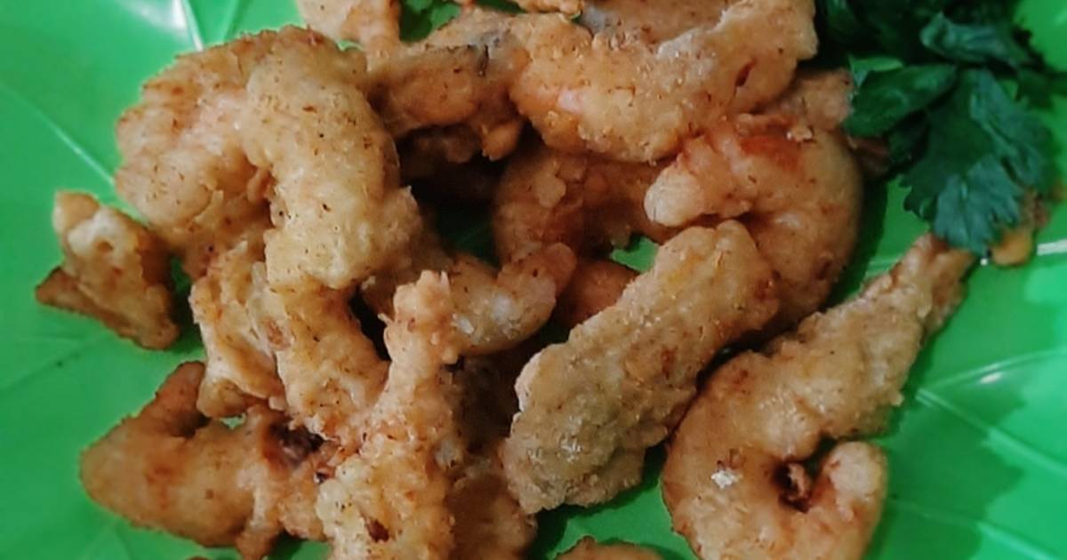 282 resep  tepung  bumbu sajiku  udang  crispy enak dan 