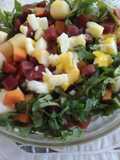Ensalada fresca c/remolacha y espinaca cruda