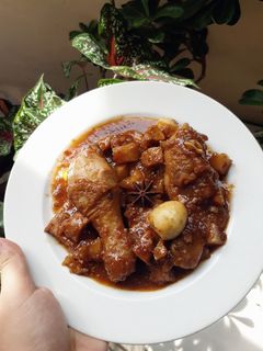 Foto resep Semur Ayam Tempe Kentang Puyuh