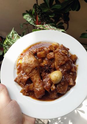 Foto resep Semur Ayam Tempe Kentang Puyuh