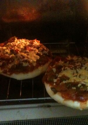 A picture of Home made pizza.