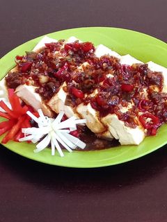 Foto resep Tahu Kukus Siram Kuah Kecap