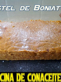 Una foto de Pastel de Boniato