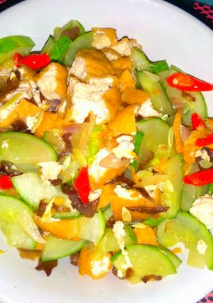 Foto resep Tumis Timun tahu