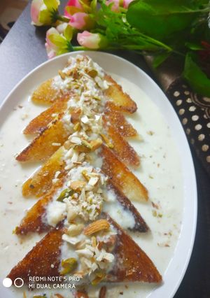 A picture of Shahi Tukda.