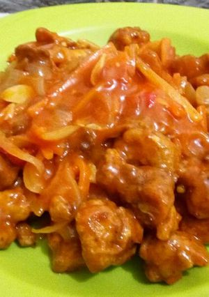 Foto resep Fillet ayam bumbu pedas asam manis