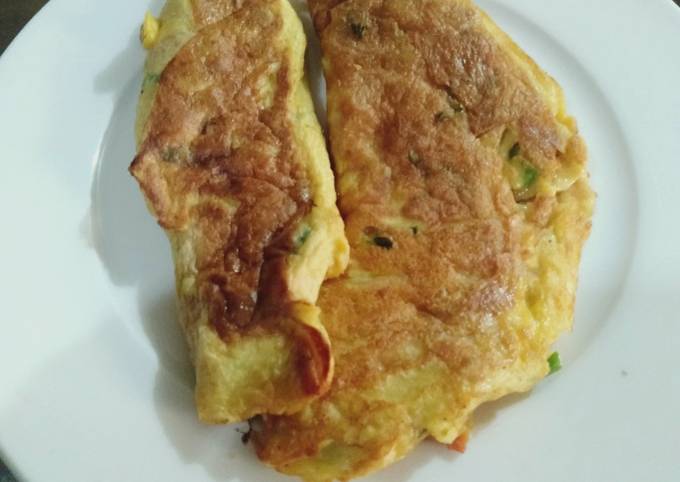 resep omelet telur ala hotel
