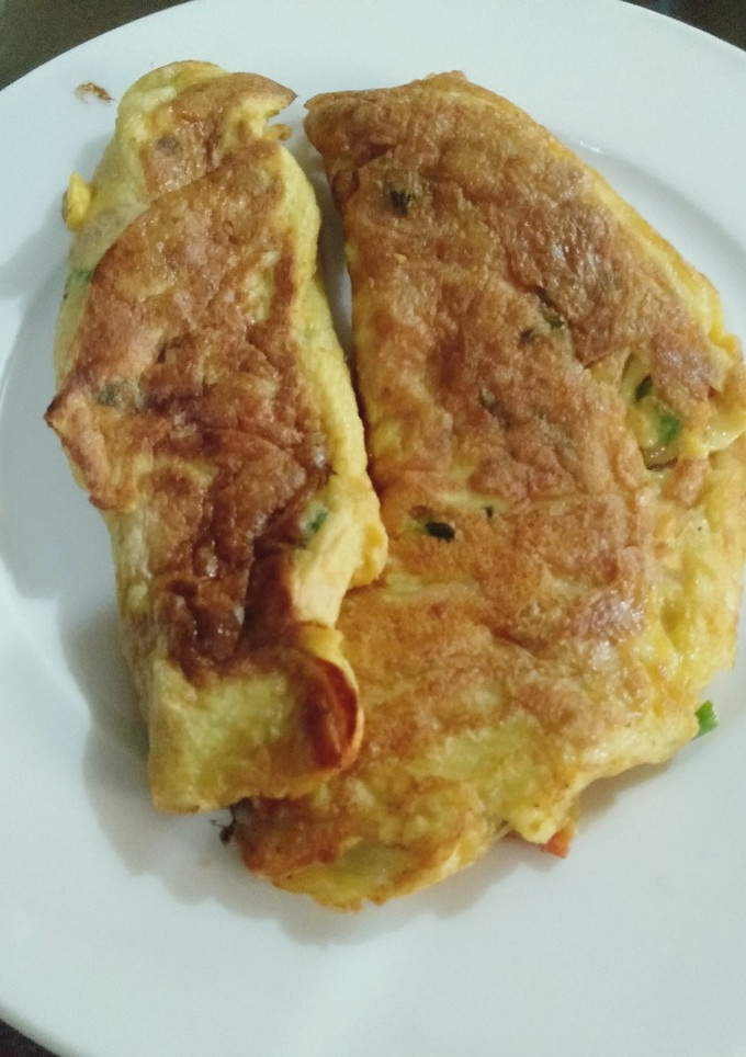 Foto resep Omelet telur ala Hotel (telur dadar)