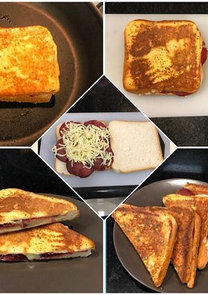 Foto resep Salami sandwich