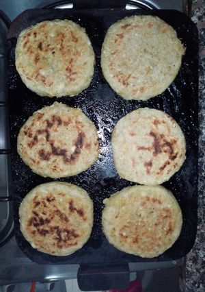 A picture of Yuca Arepas.