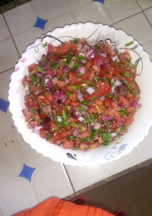A picture of Kachumbari.