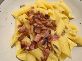 Pasta a la carbonara (versión económica) 🍝