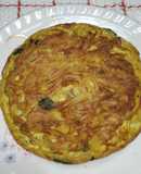 Frittata di recupero con spaghetti alle cozze e limone🍋