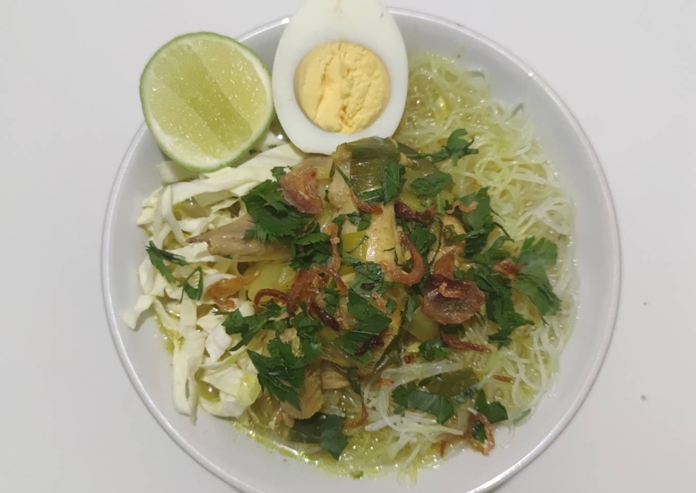 Soto sayap dan (ceker) ayam simple