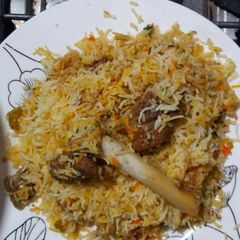 A picture of Mutton biryani.