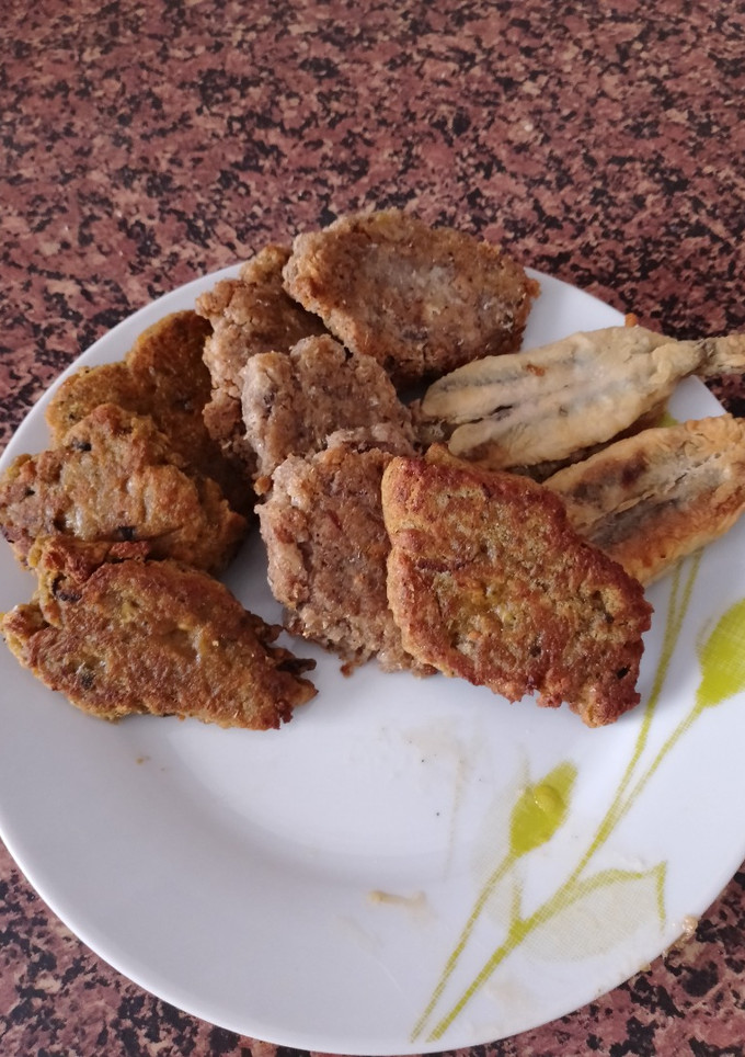 Una foto de Tortillitas de mejillones en escabeche